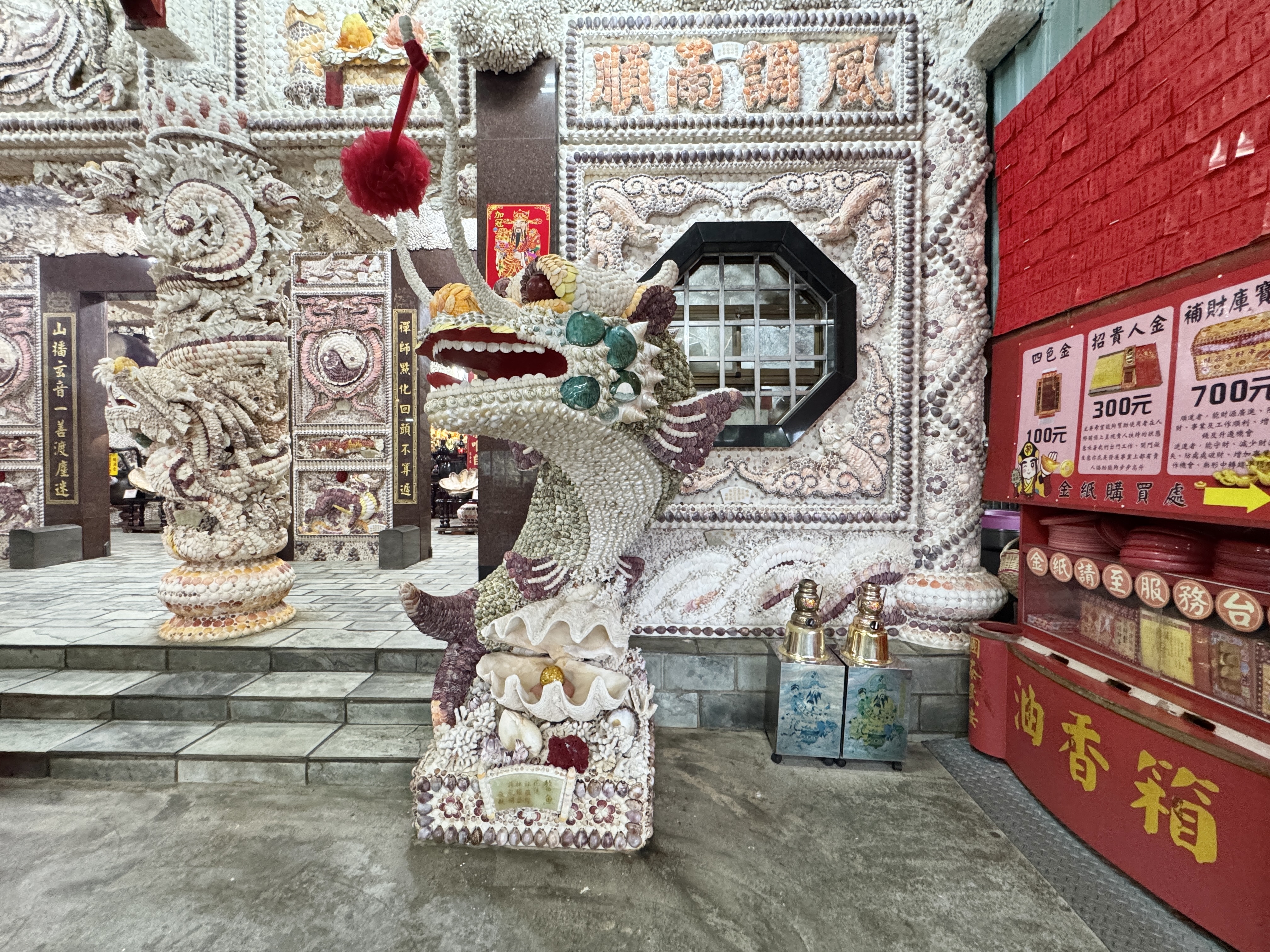富福頂山寺｜三芝最具歷史特色的珊瑚貝殼寺廟